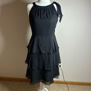 NWOT black flirty dress
